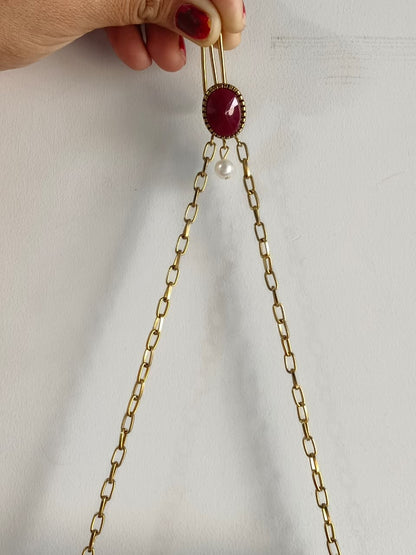 Luxury Gold Stone Pearl Clutch Bag for Women | Designer Wedding Party Sling Purse