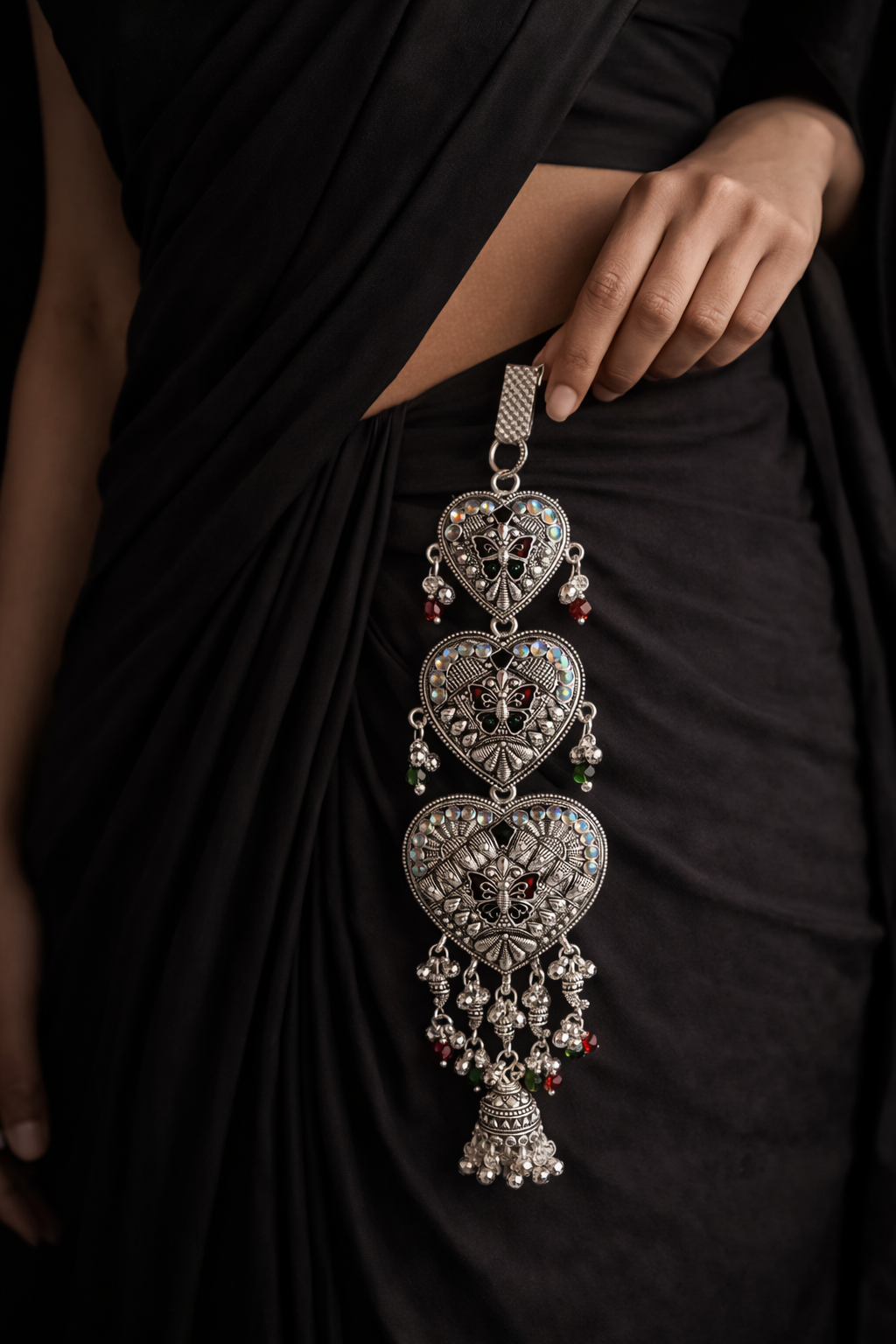 Antique Silver Statement Kamarbandh