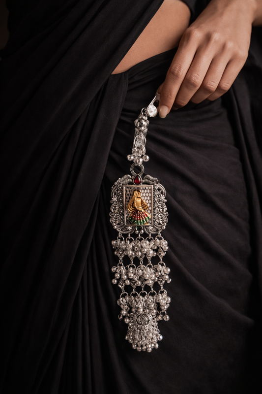 Antique Silver Statement Kamarbandh