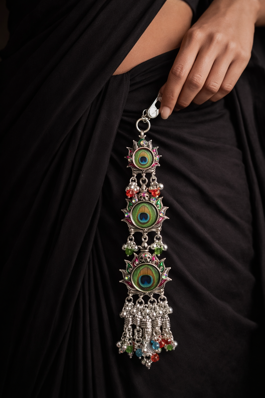 Antique Silver Statement Kamarbandh